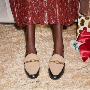 COACH Helena leather loafer shoe